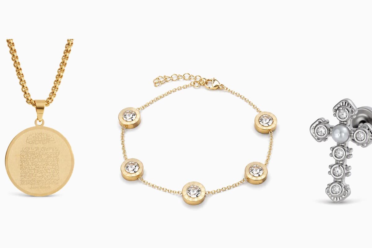 Round Disc Pendant Necklace