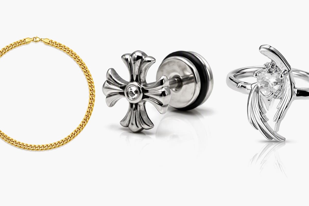 Cross Stud Earrings