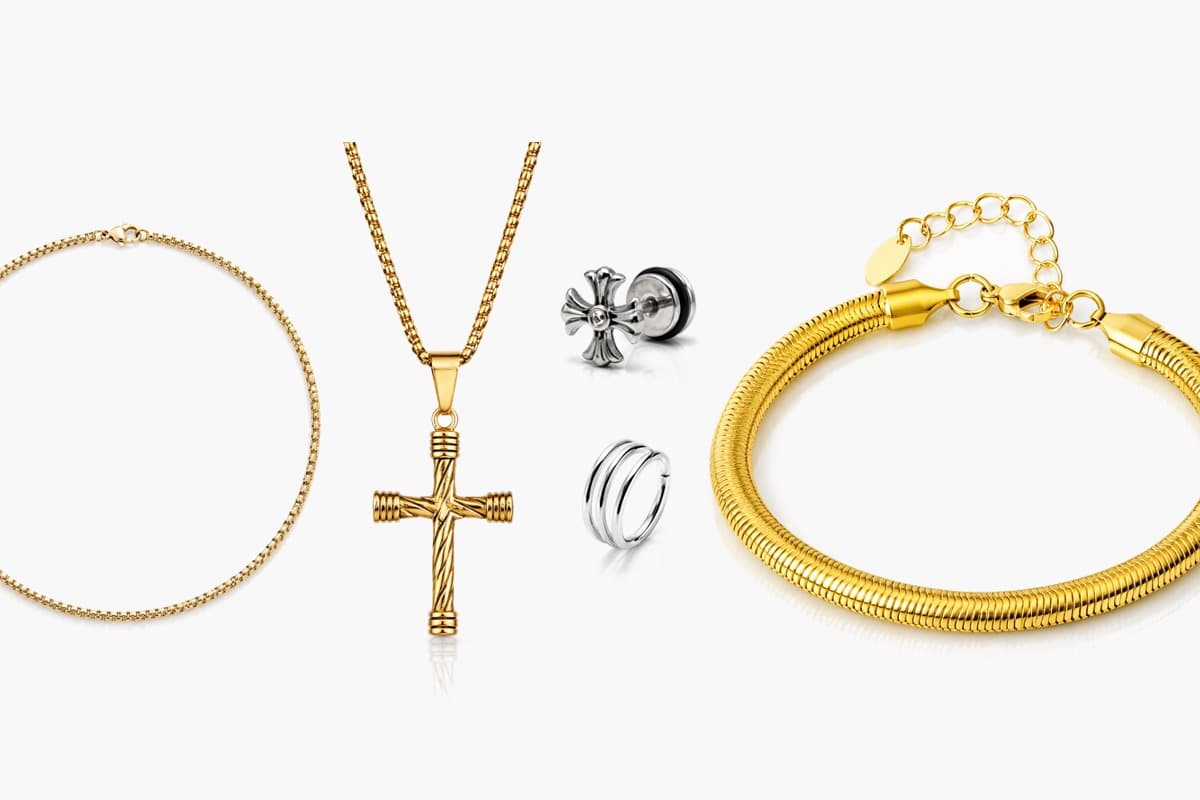 Twisted Cross Pendant Necklace