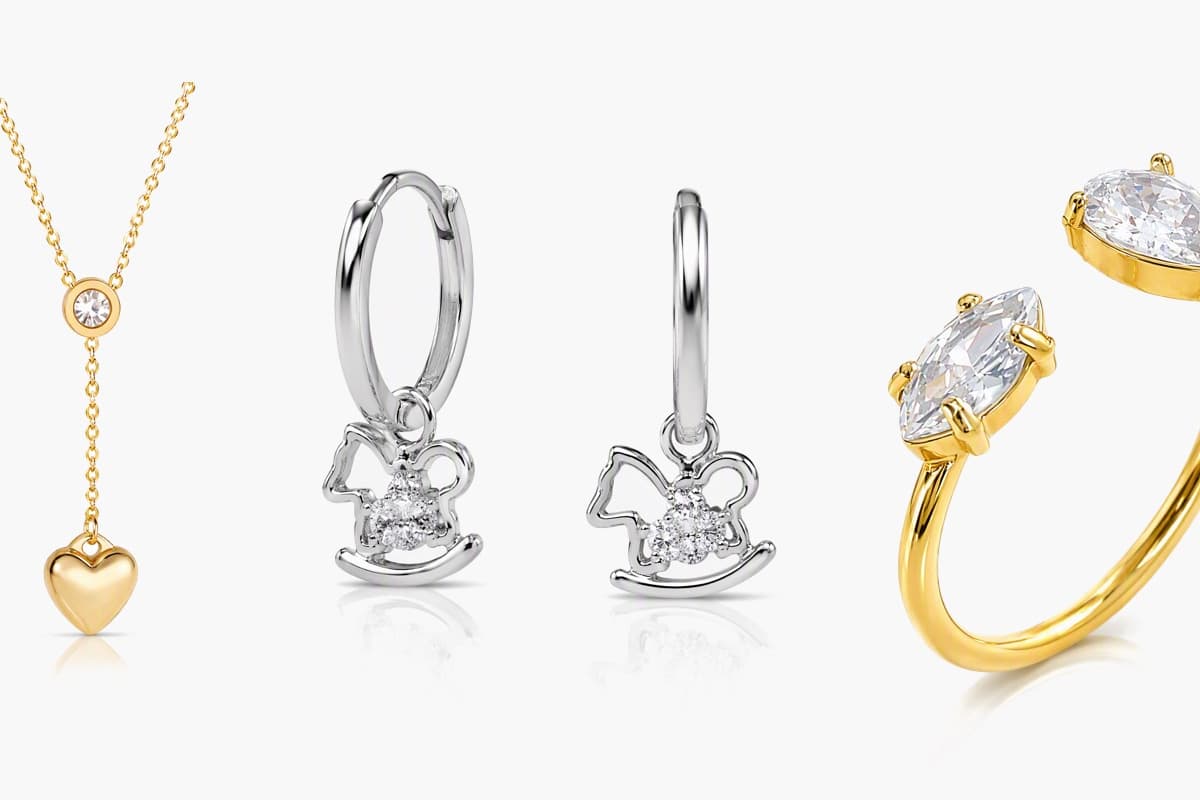 Cute Rocking Horse Huggie Earrings