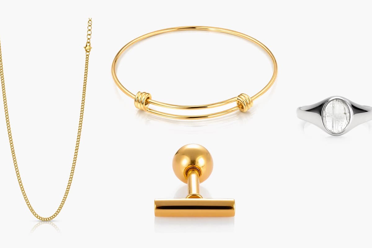 Minimalist Ball And Bar Earrings