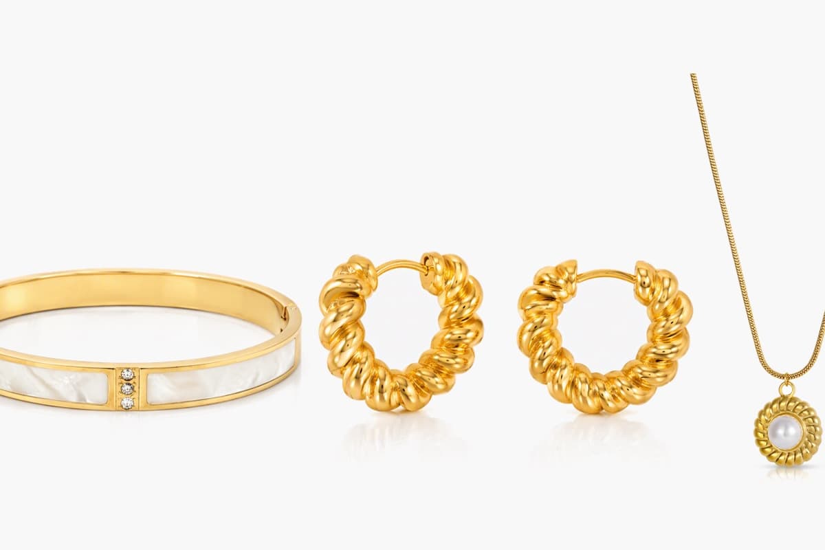 Twisted Band Huggie Earrings