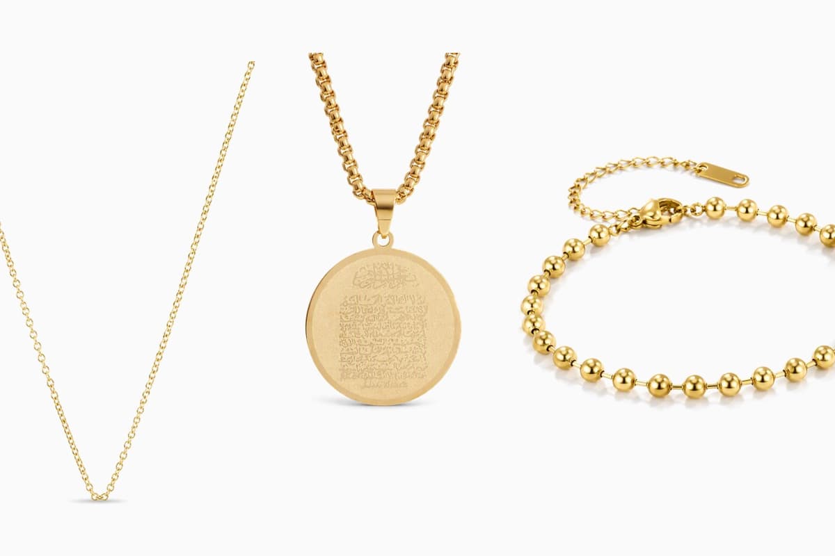 Round Disc Pendant Necklace