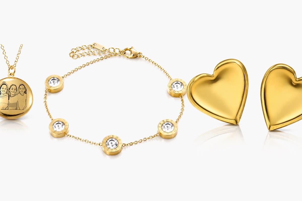 Round Photo Locket Necklace