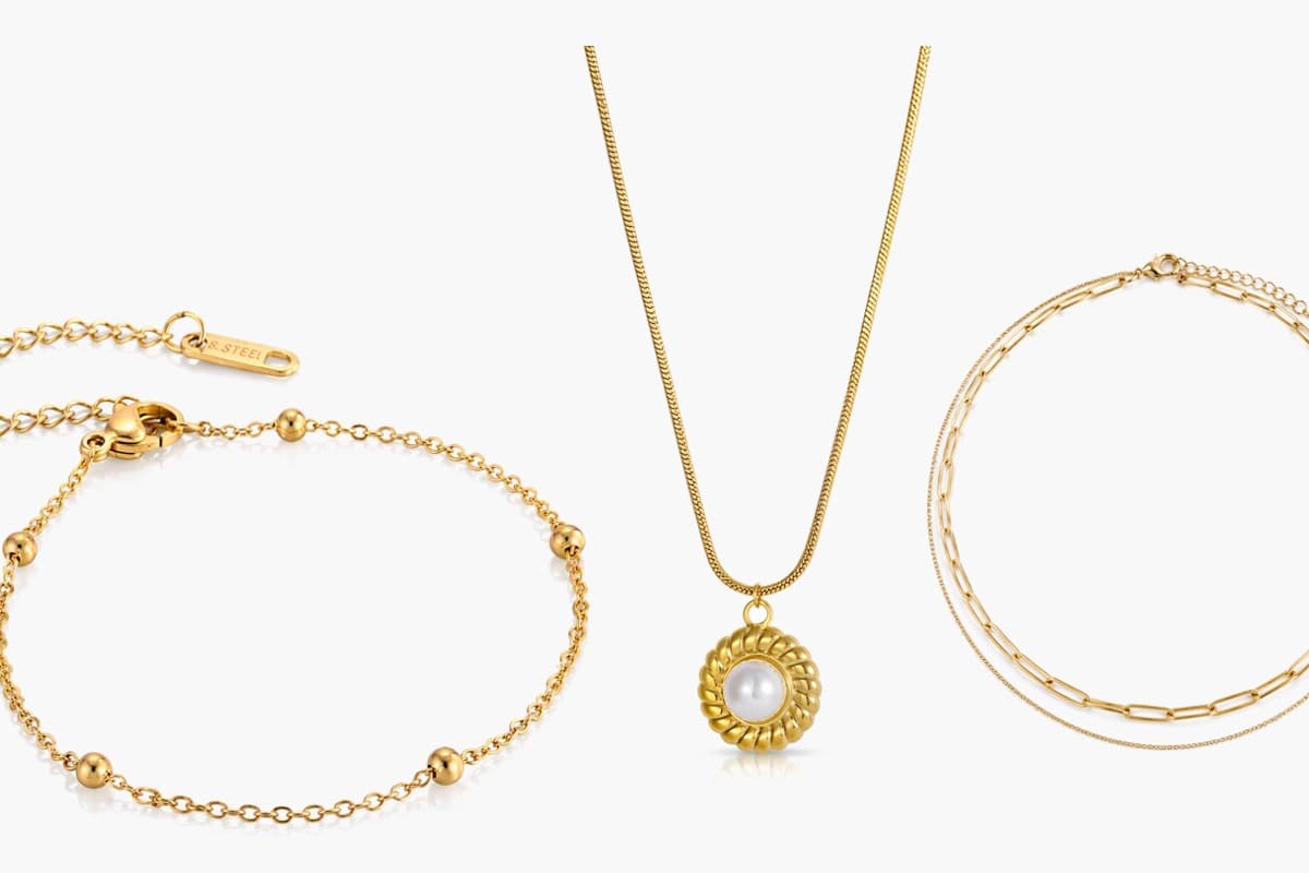 Dainty Beaded Chain Bracelet