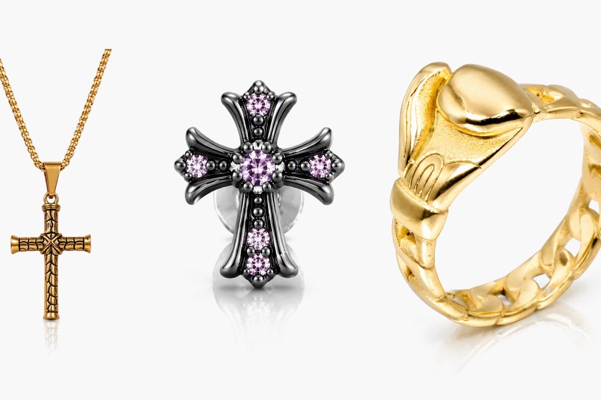 Cross Stud Earrings