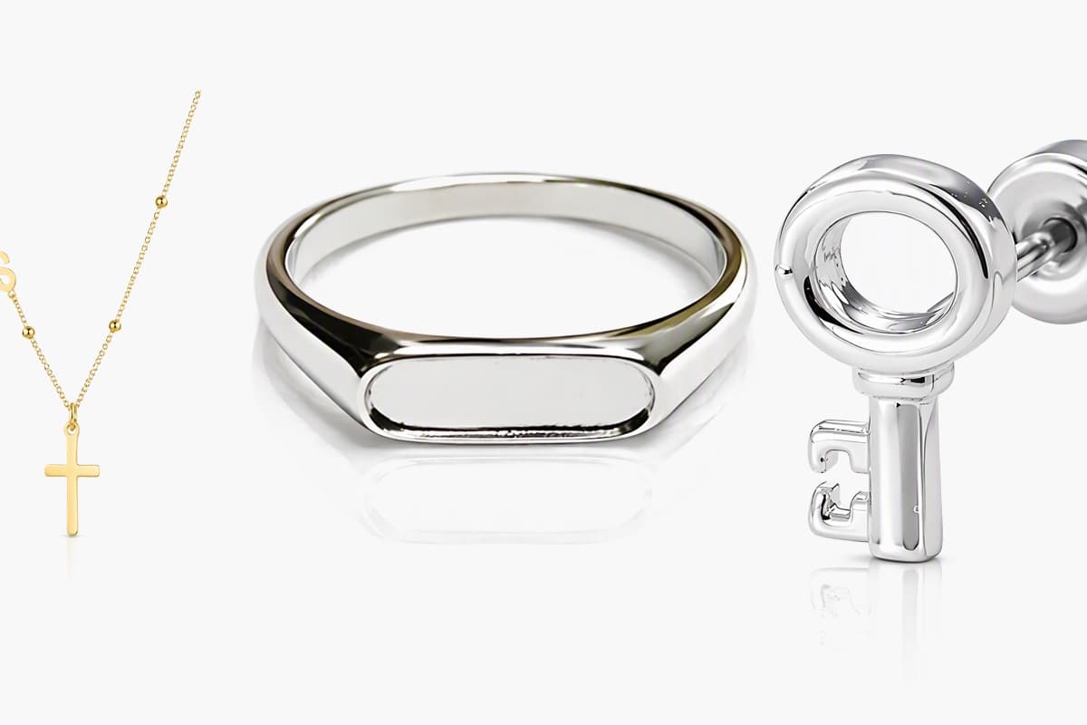 Cute Key Charm Stud Earrings