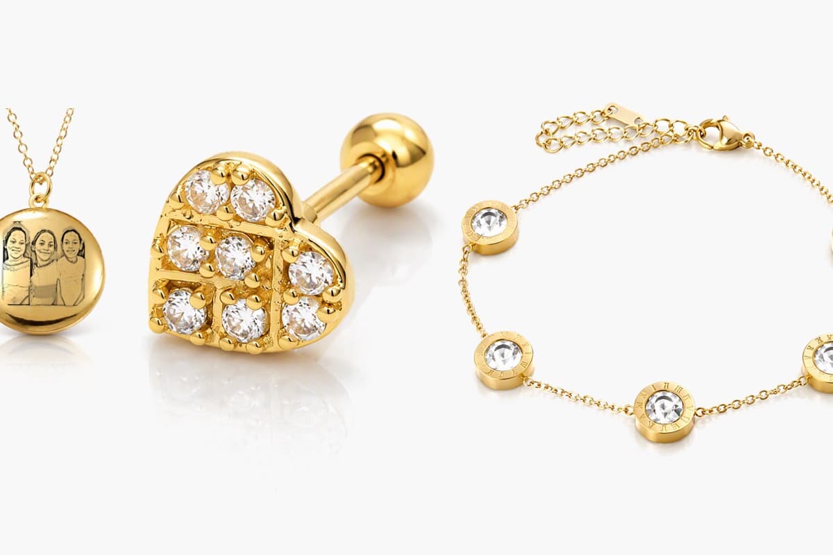 Round Photo Locket Necklace
