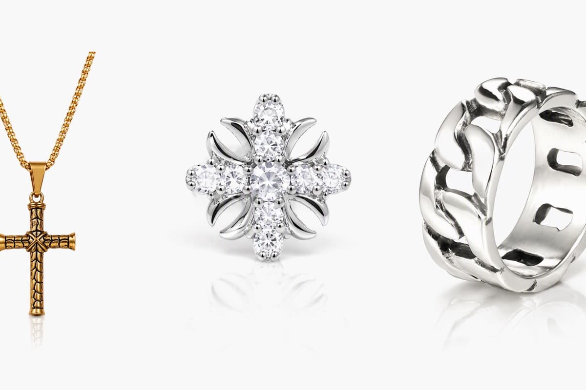 Dainty Mixed Motif Stud Earrings