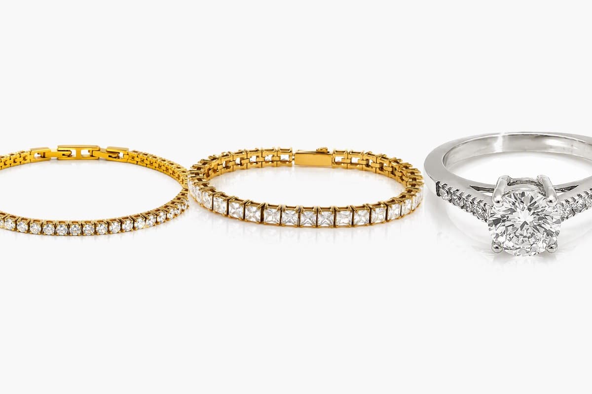 Elegant Square Stone Tennis Bracelet