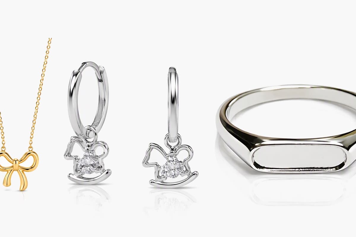 Cute Rocking Horse Huggie Earrings