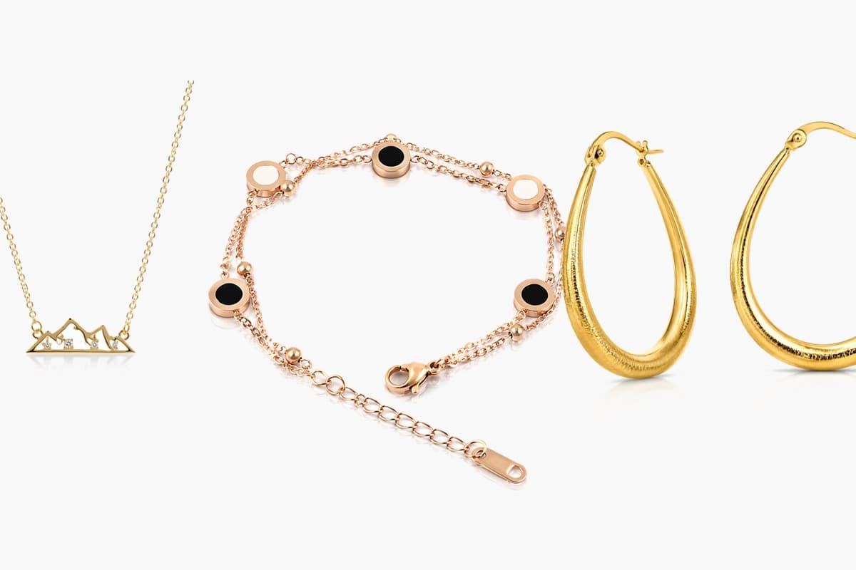 Textured Teardrop Hoop Earrings