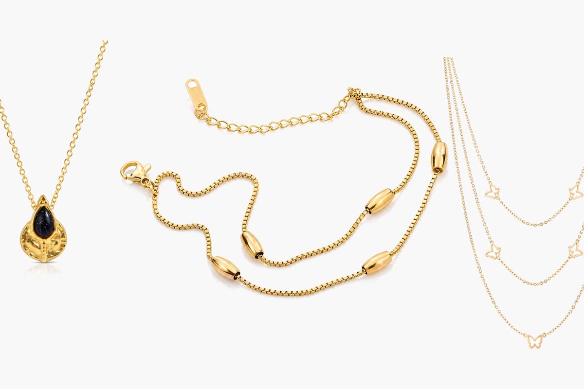 Leaf Branch Pendant Necklace