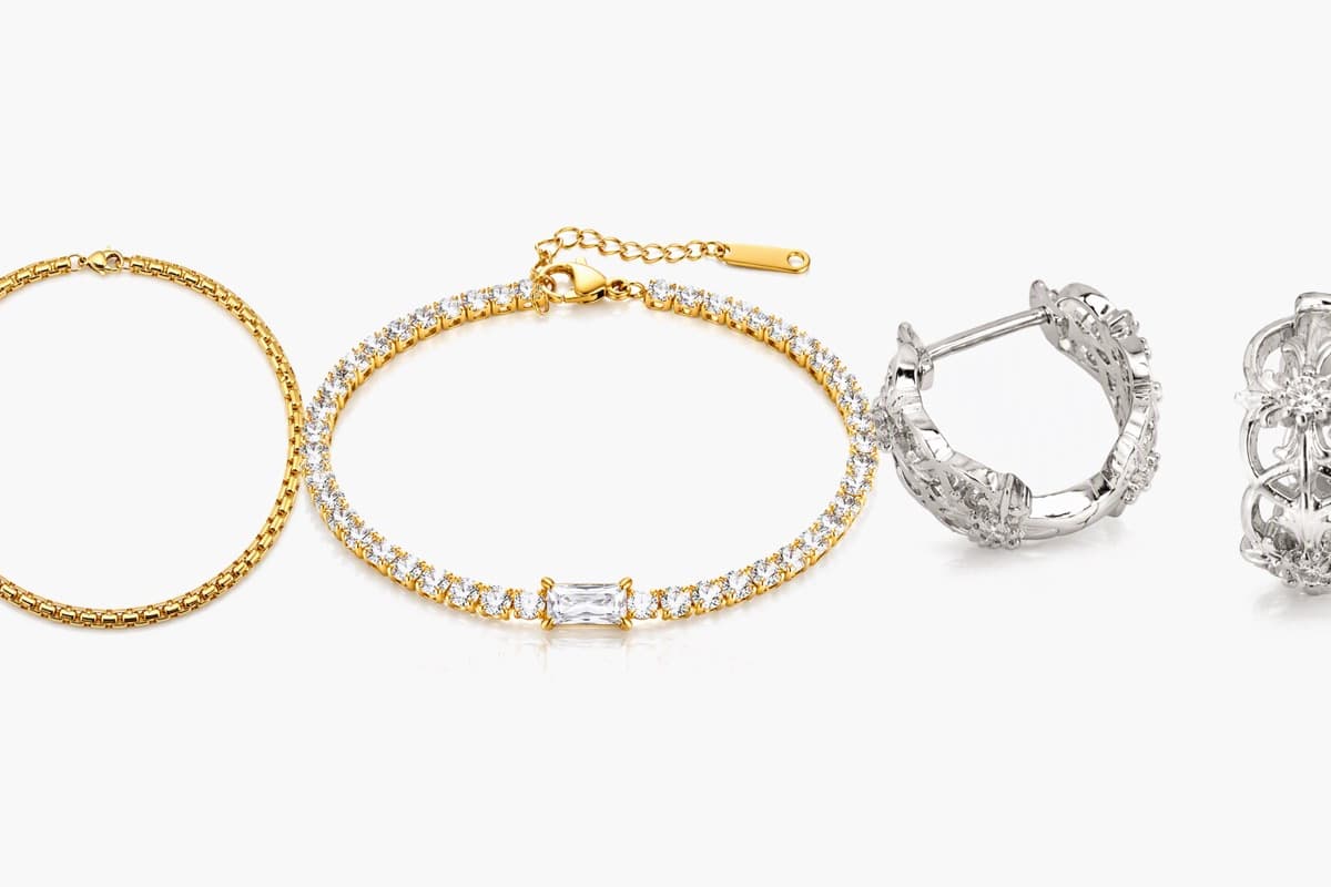 Floral Hoop Earrings