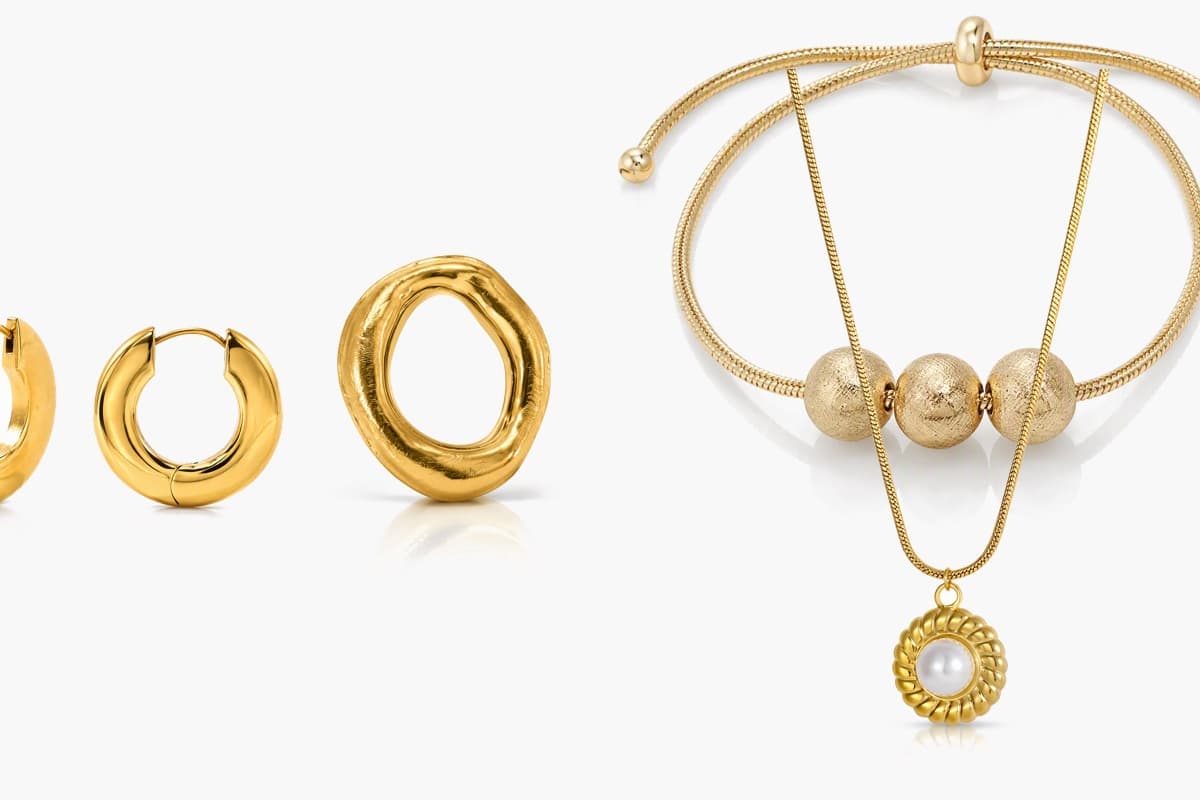 Three-Sphere Snake Chain Bracelet
