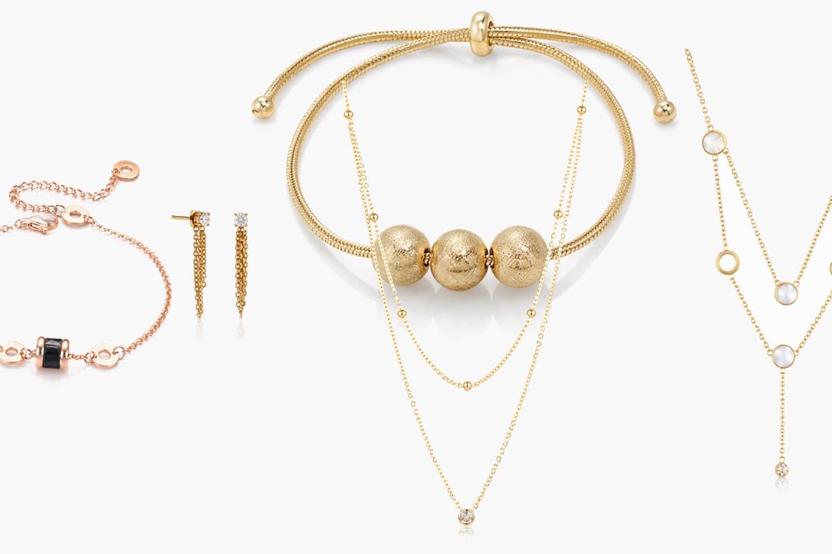 Dainty Chain Drop Earrings
