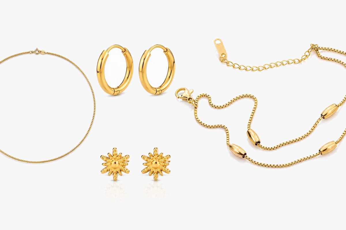 Dainty Star & Sun Hoop Earrings