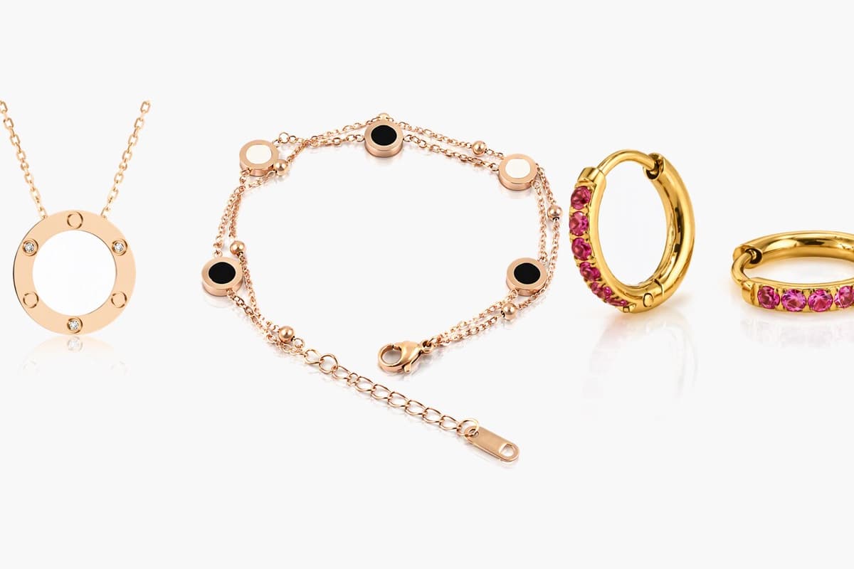 Dainty Paved Stone Huggie Earrings