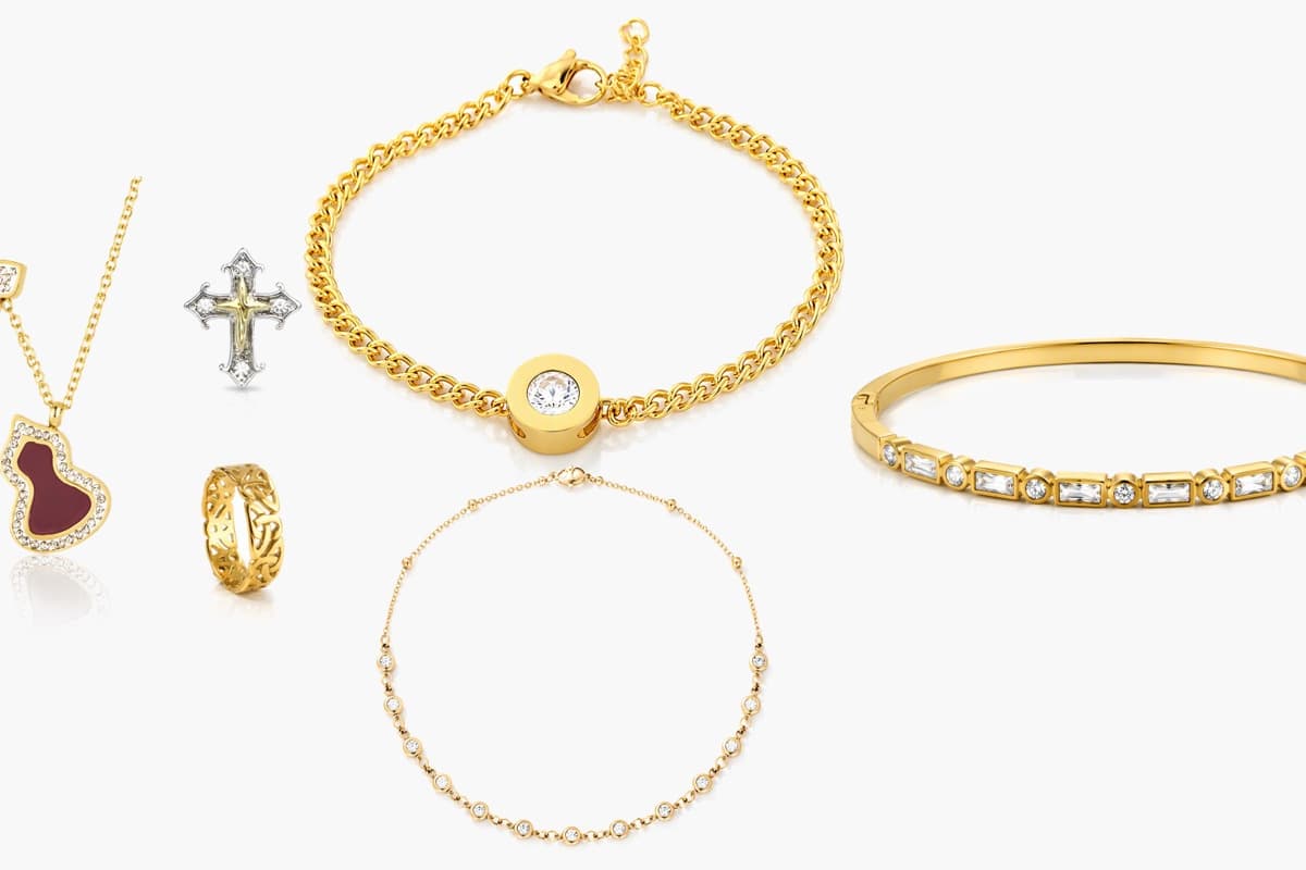 Dainty Cross Stud Earrings