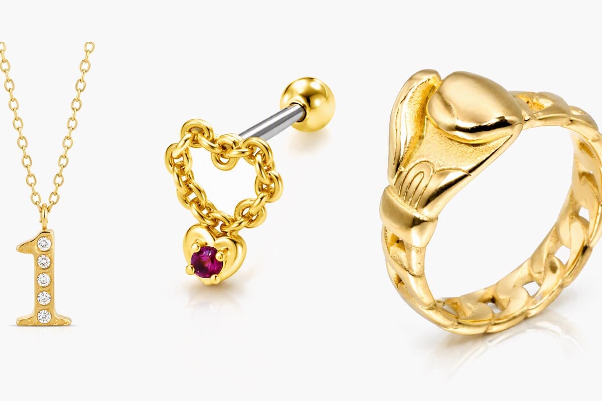 Cute Heart Bow Cartilage Stud