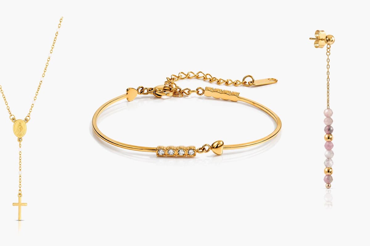 Dainty Cross Disc Y-Necklace