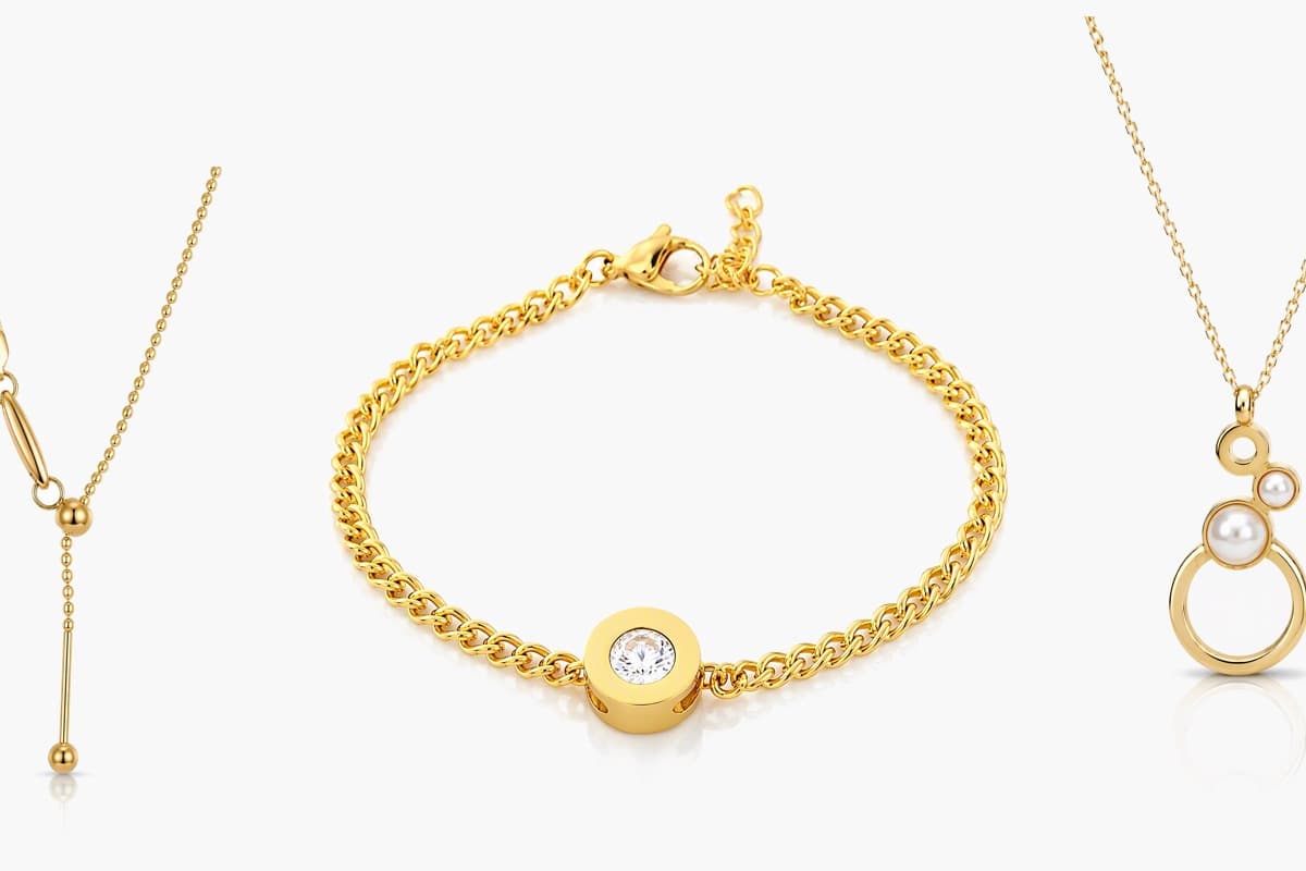 Minimalist Circle Drop Necklace