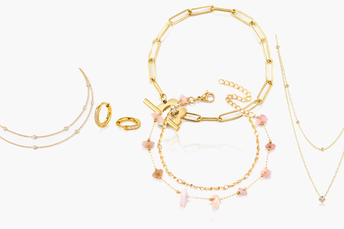 Dainty Paved Open Hoop Earrings
