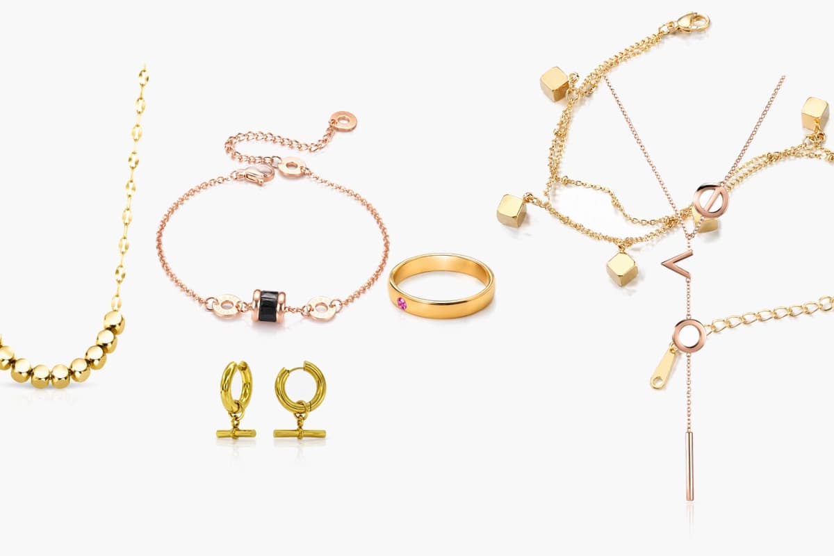 Minimalist Circle And Bar Drop Earrings