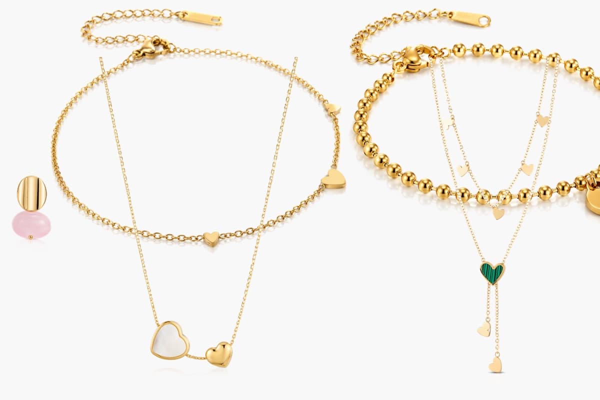 Dainty Multi-Layer Heart Necklace