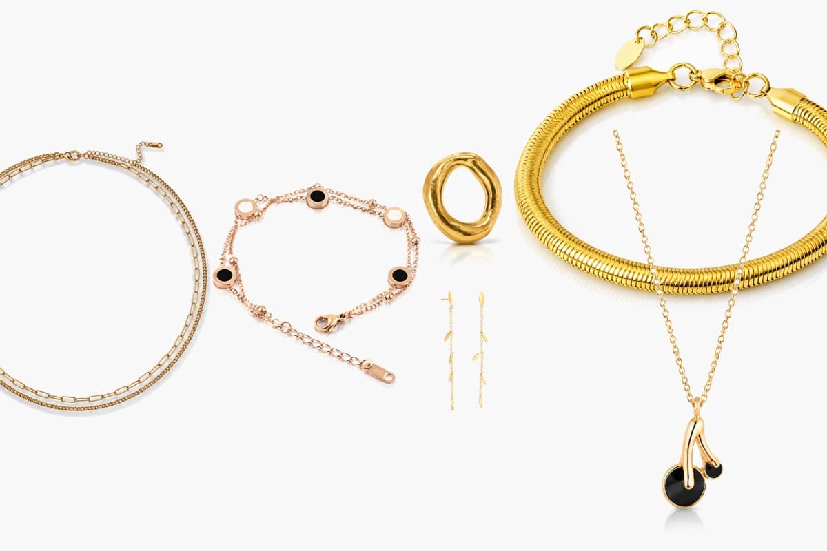 Dainty Butterfly Chain Drop Earrings