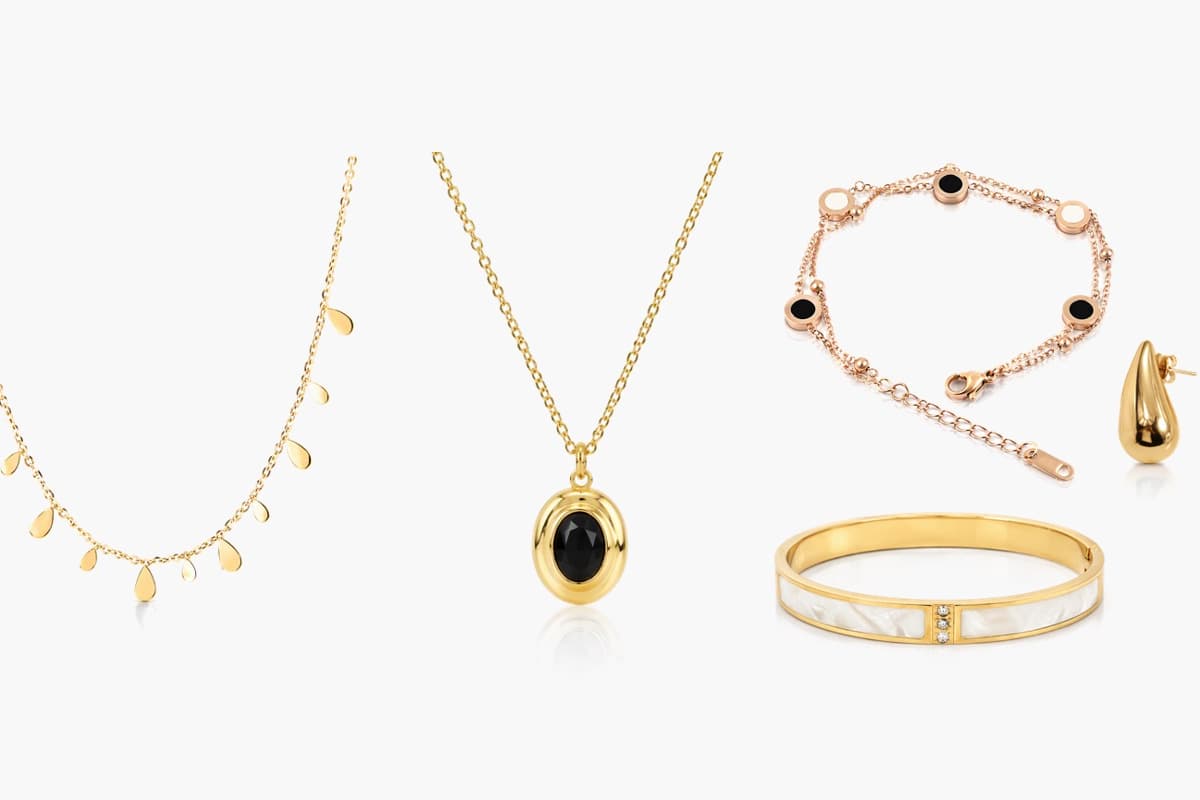 Dainty Teardrop Charm Necklace