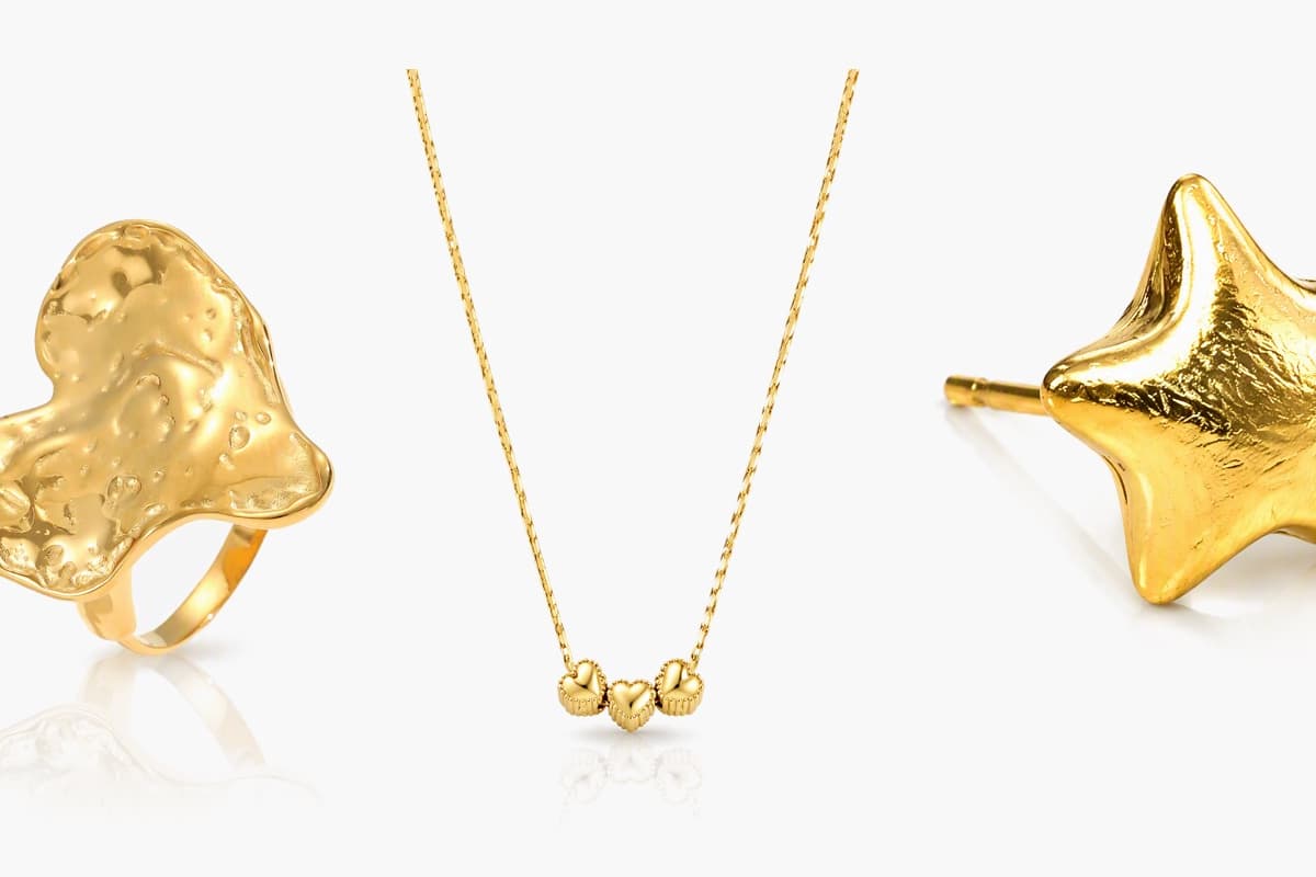 Dainty Triple Heart Necklace