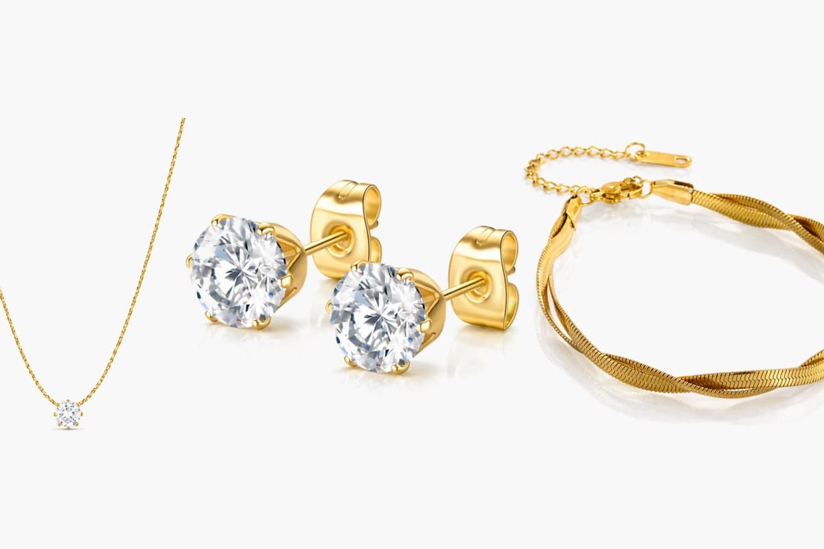 Single Stone Stud Earrings