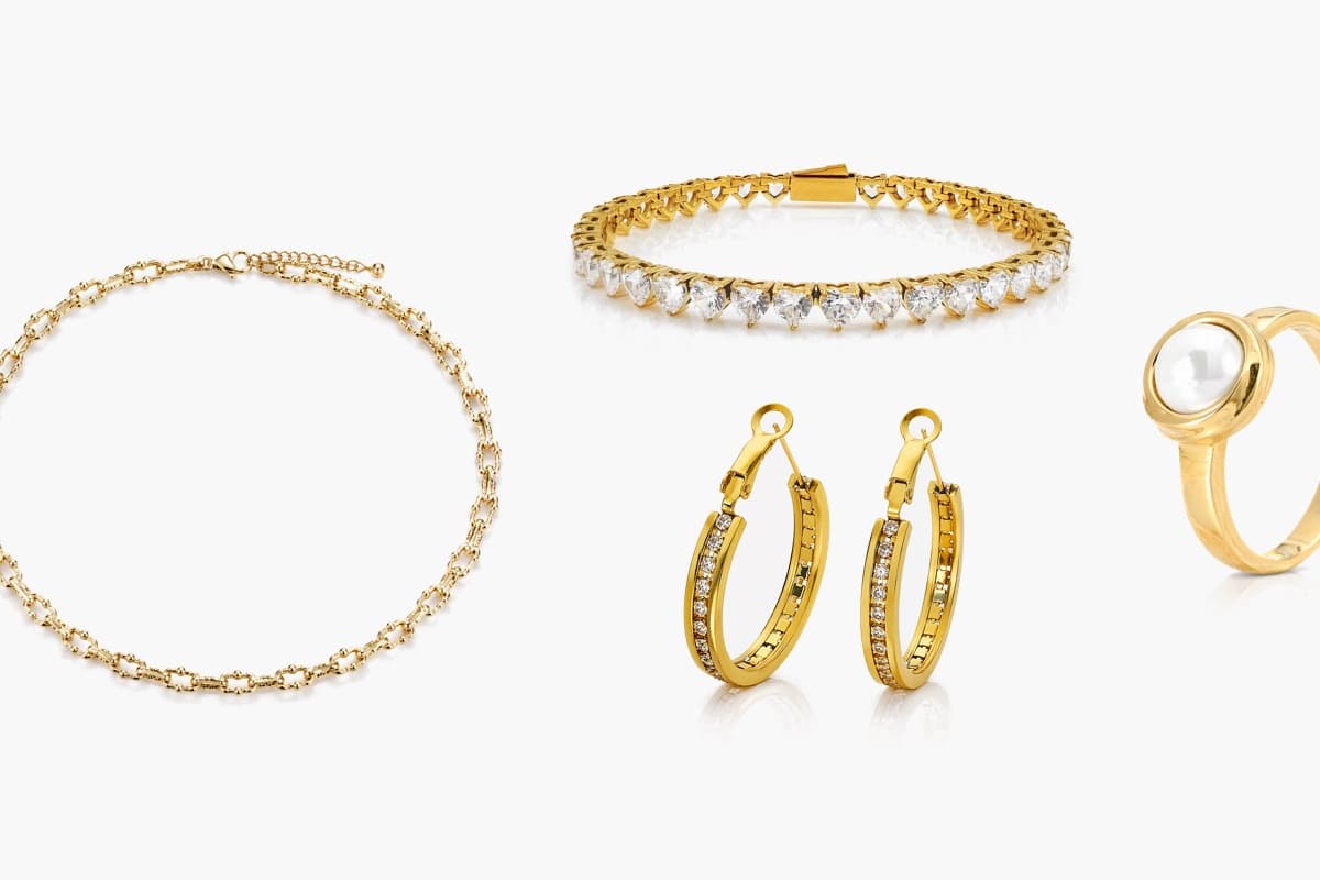 Elegant Paved Hoop Earrings