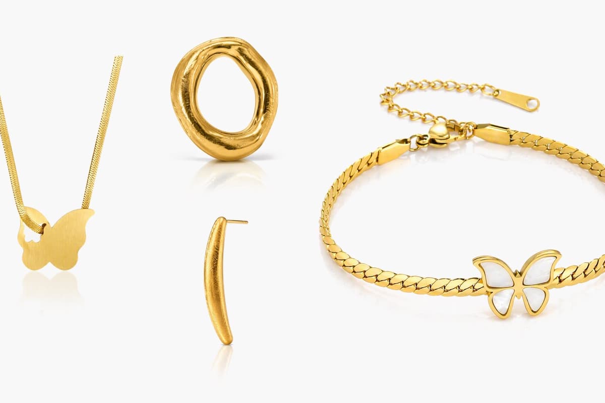 Butterfly Snake Chain Necklace