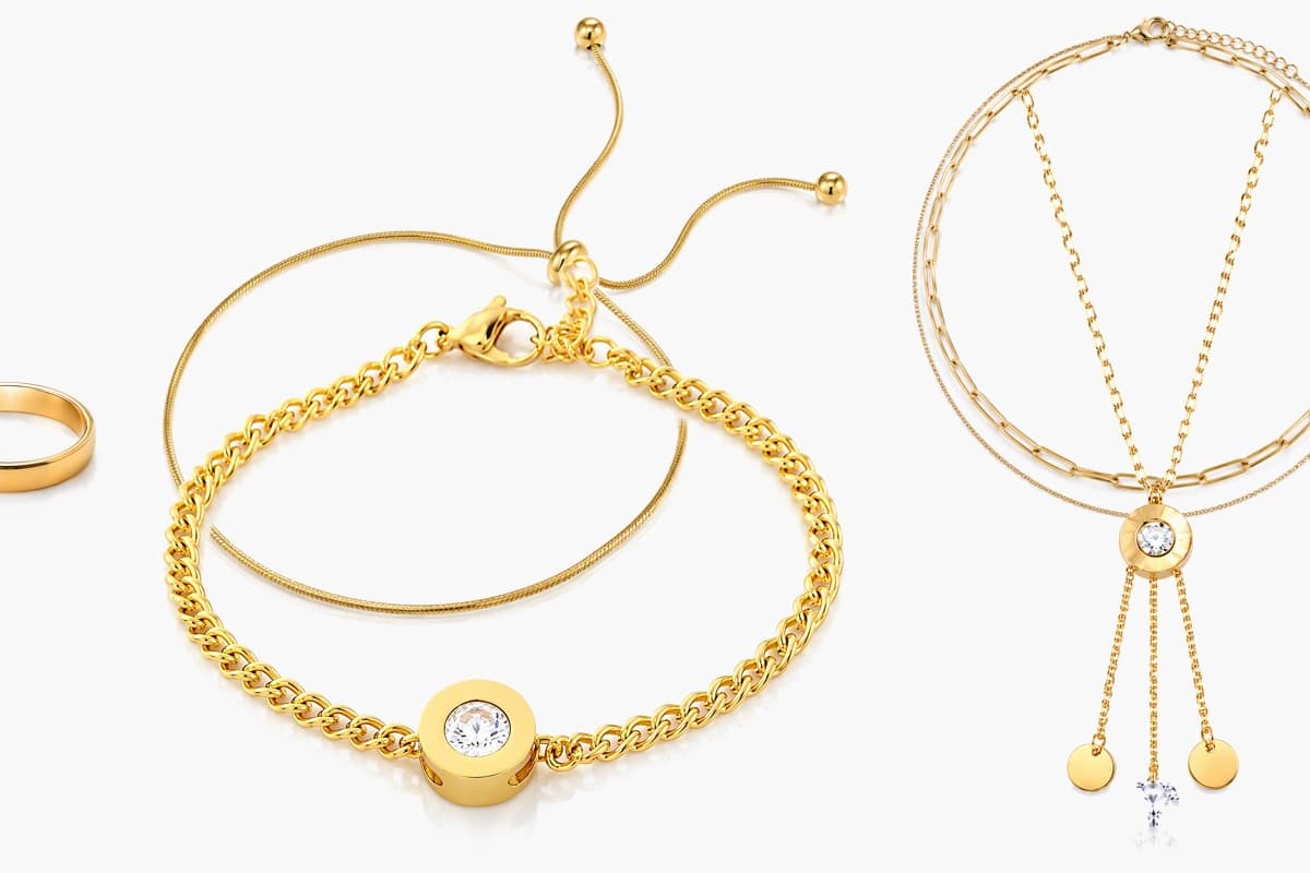 Trendy Double Layer Chain Necklace