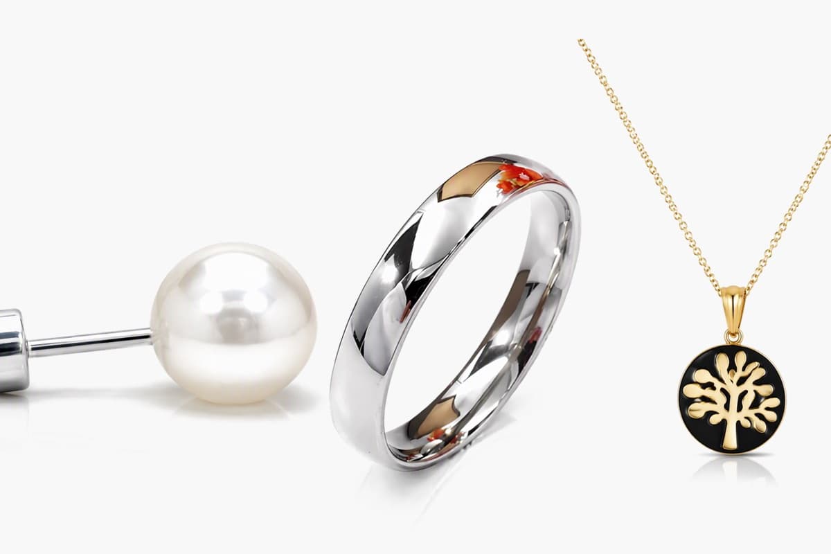 Minimalist Round Stone Stud Earrings
