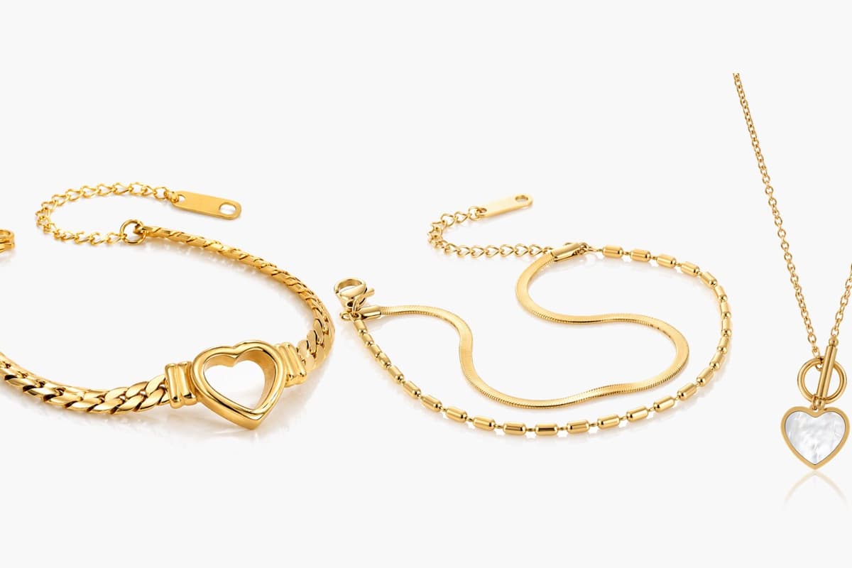 Trendy Heart Charm Bracelet