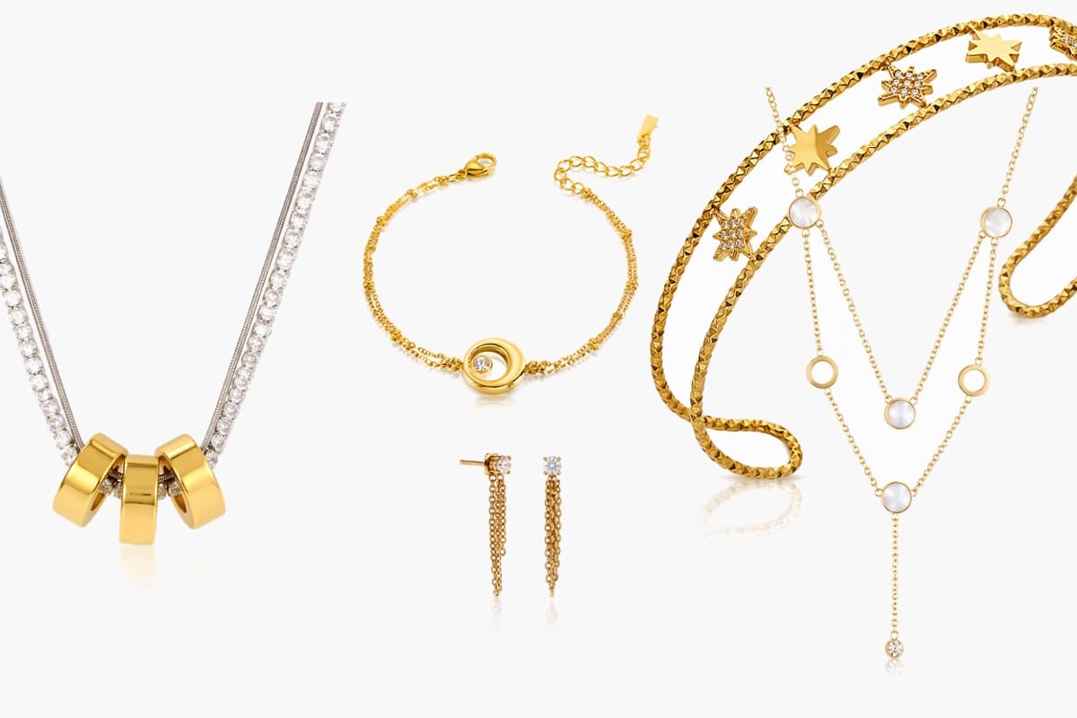 Dainty Chain Drop Earrings