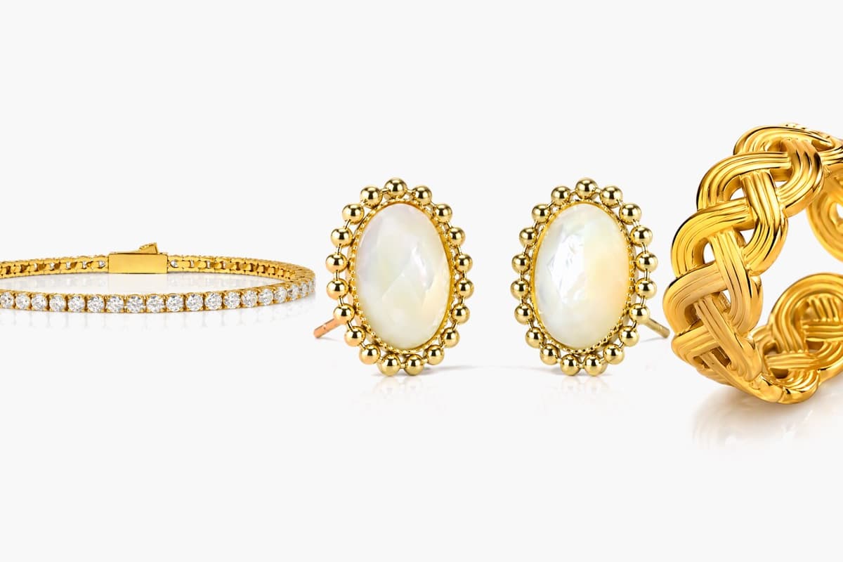 Vintage Oval Beaded Halo Stud Earrings