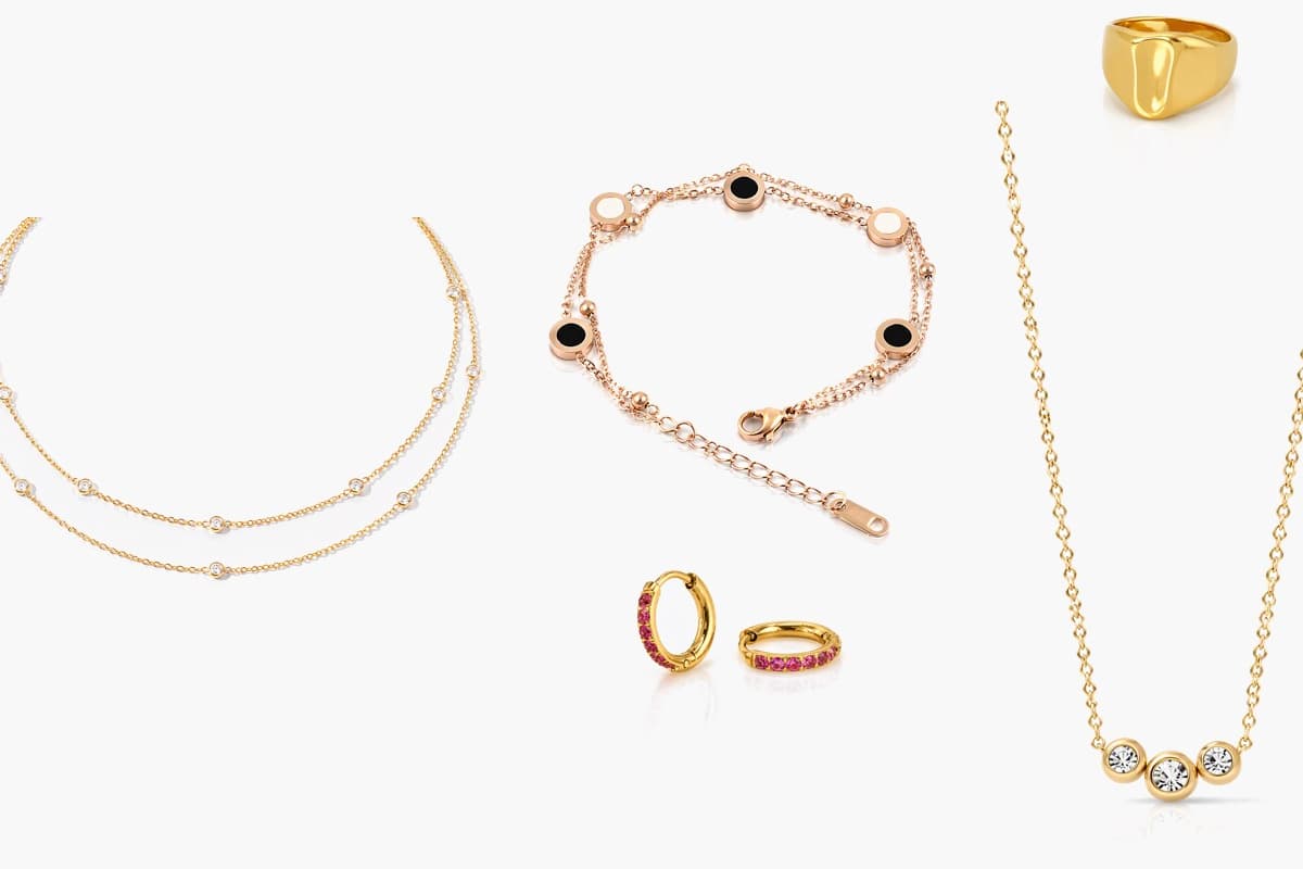 Dainty Paved Stone Huggie Earrings