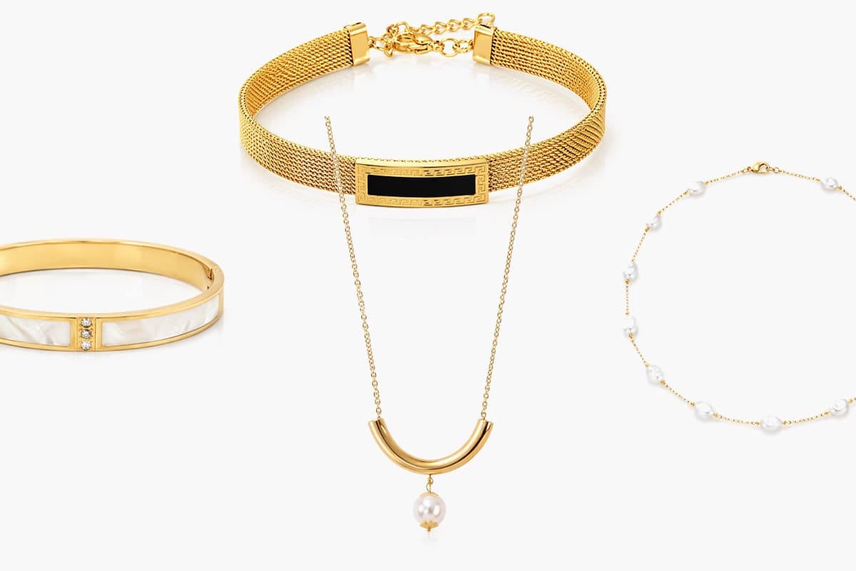 Mesh Chain Rectangular Plate Bracelet