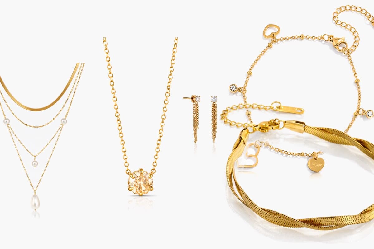 Dainty Chain Drop Earrings