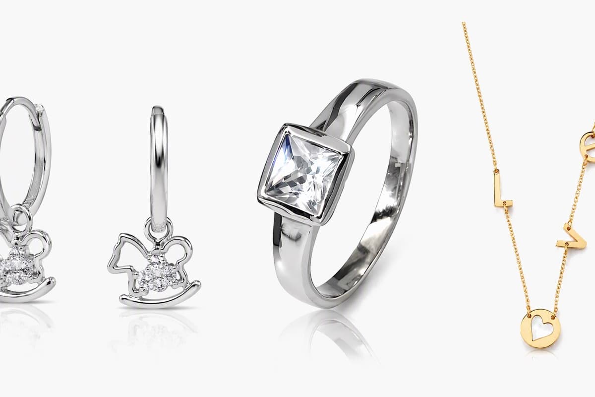 Cute Rocking Horse Huggie Earrings
