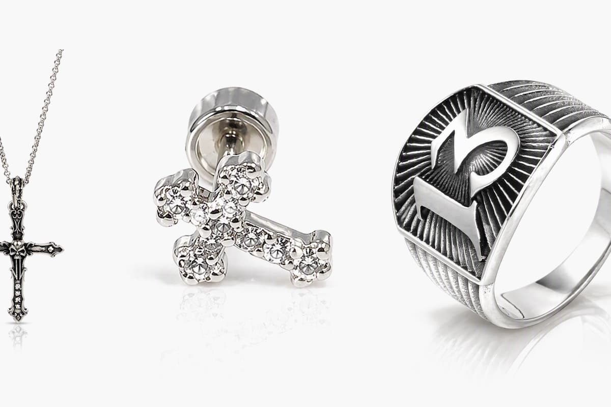 Dainty Cross Stud Earrings