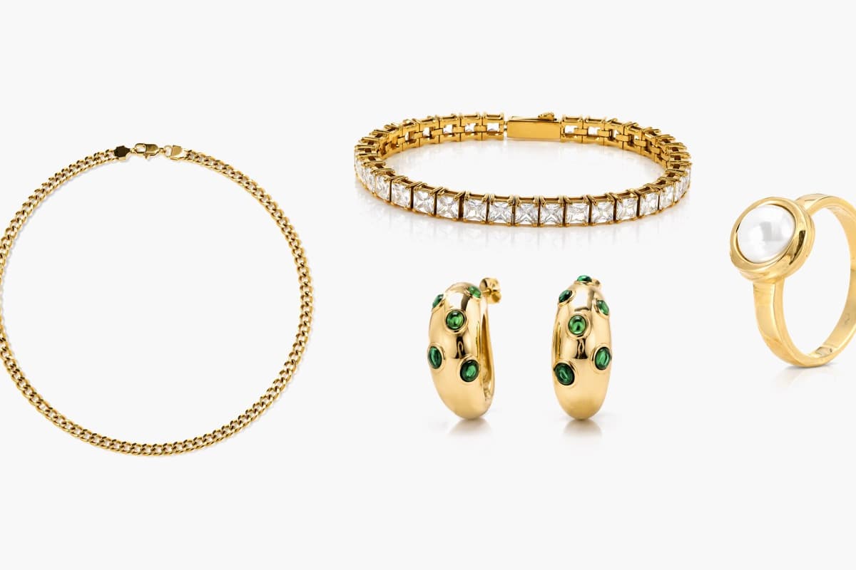 Vintage Moon Hoop Earrings