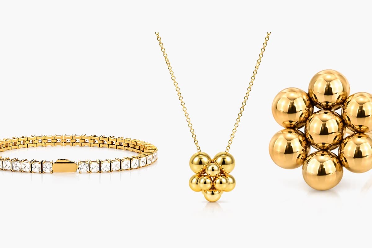 Cluster Ball Pendant Necklace