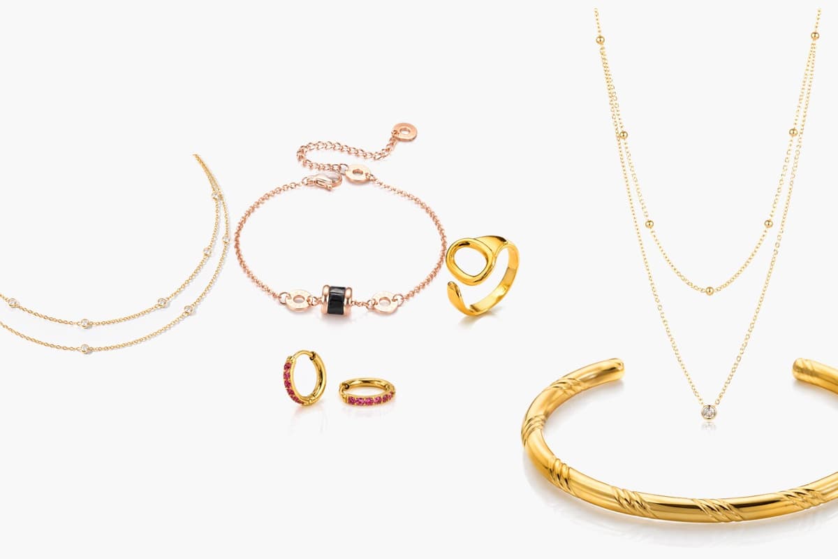 Dainty Double Layer Chain Necklace