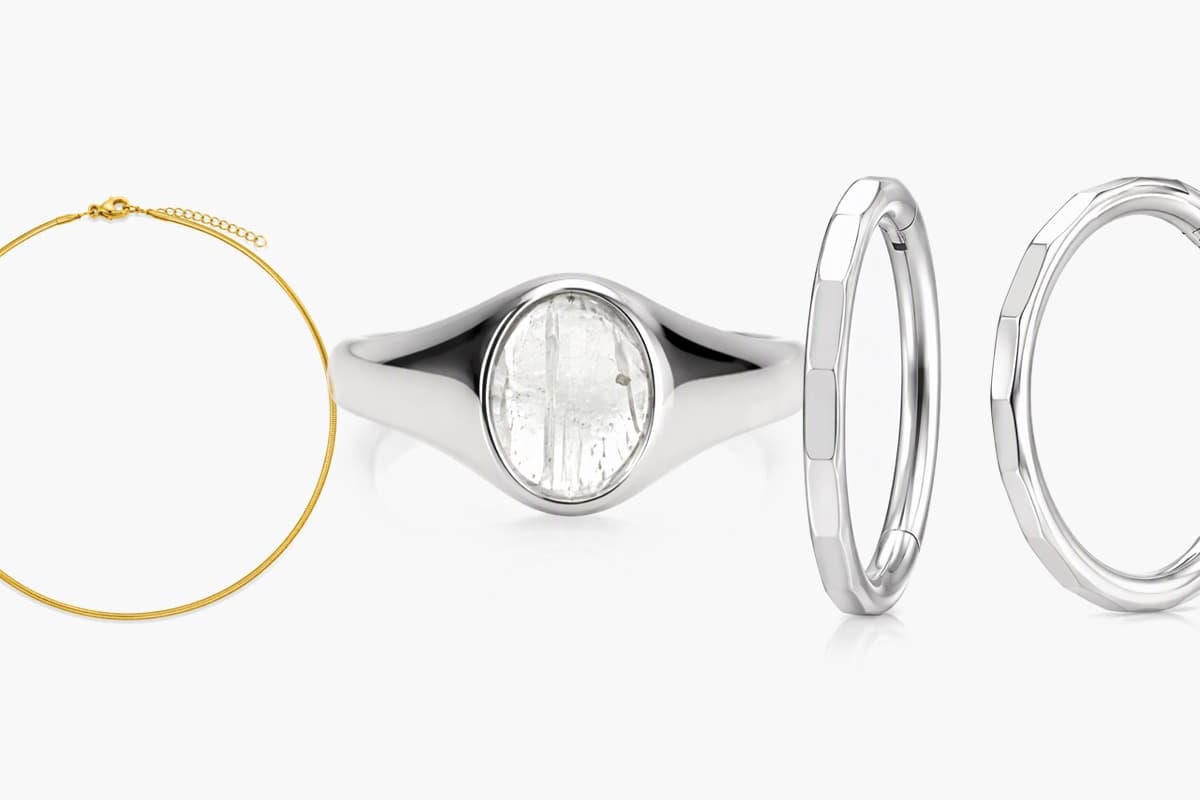 Faceted Hoop Earrings