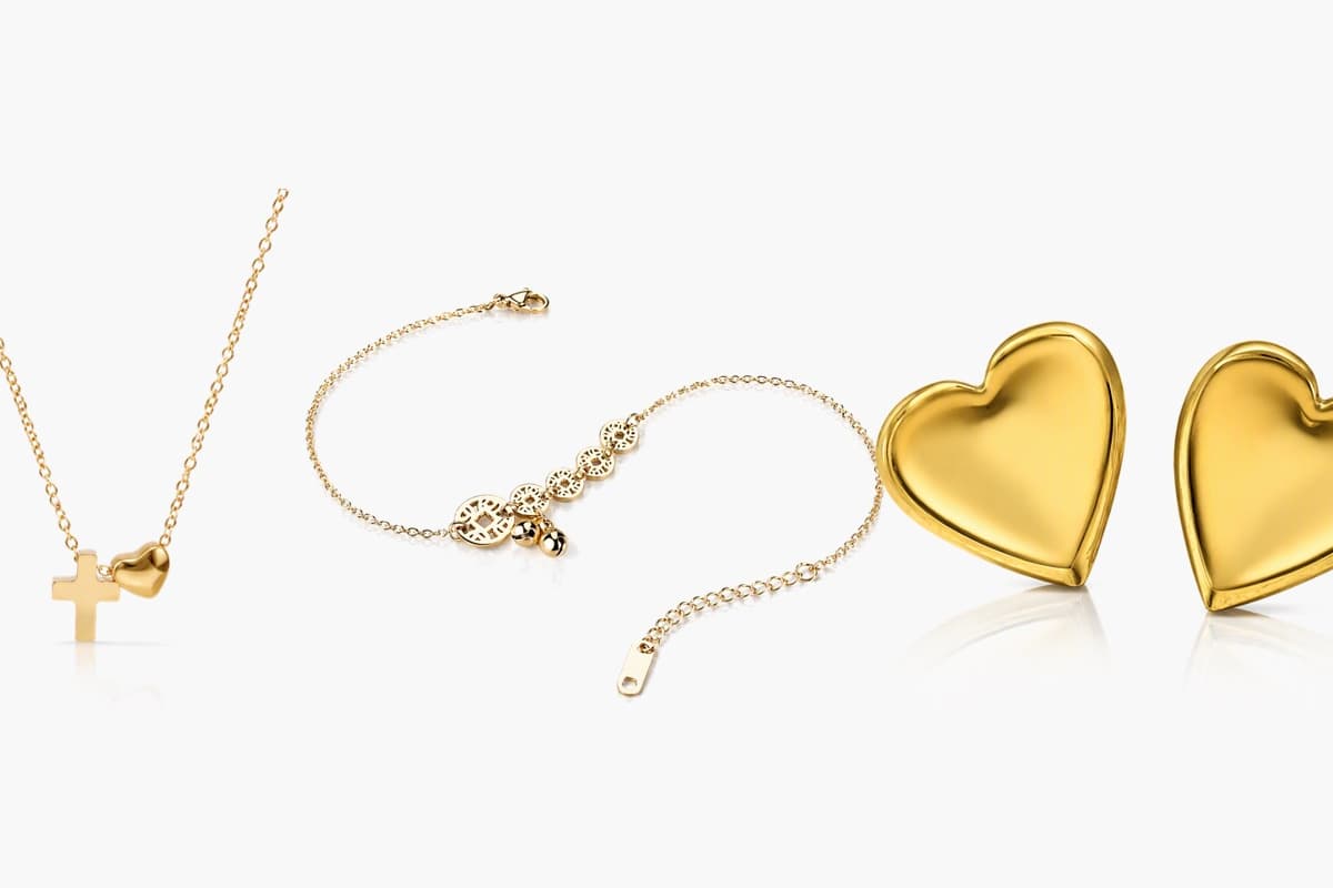 Heart Stud Earrings